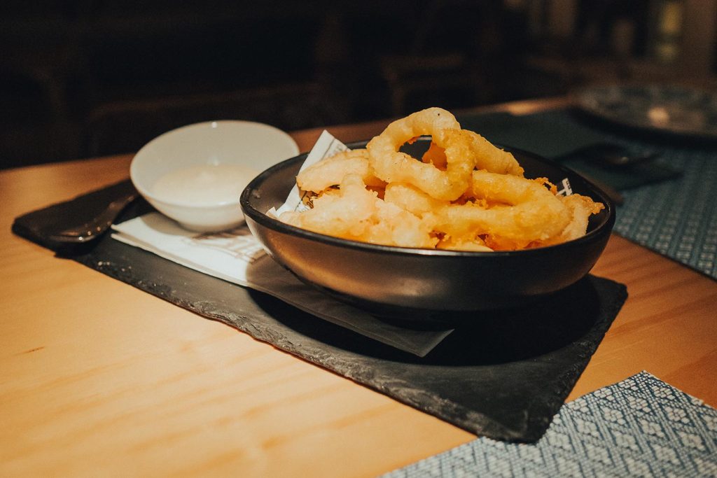 Restaurante Mercado: conseguir buena tempura